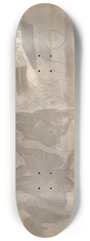 Constantin Guys - Horse-Drawn Carriages Riding in aPark 8.25 inch art skate deck Constantin Guys - Horse-Drawn Carriages Riding in aPark 8.25 inch art skate deck