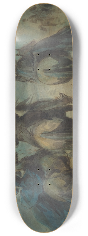 Constantin Guys - Promenade In The Bois 8.25 inch art skate deck