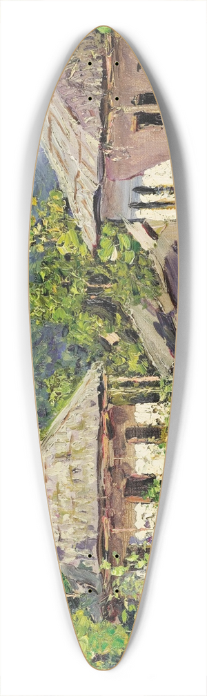 Nikolay Nikanorovich Dubovskoy - Village Scene 39.3 inch art pintail longboard deck