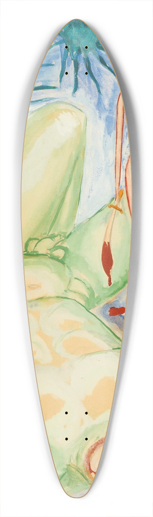 Nils Dardel - David and Goliat 39.3 inch art pintail longboard deck