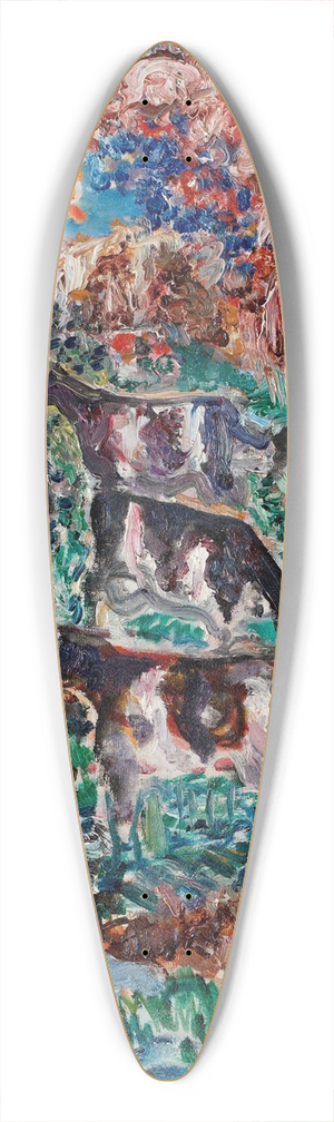 Nils Dardel - Koherde 39.3 inch art pintail longboard deck
