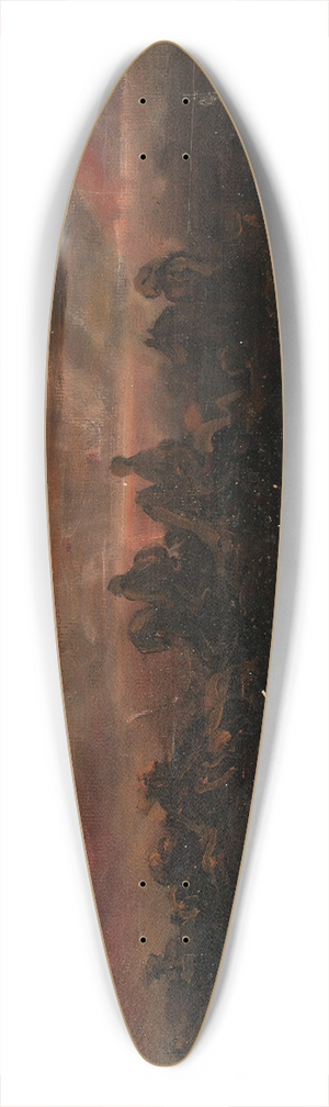 Nils Jakob Olsson Blommr - Asgrdsreia, Sketch 39.3 inch art pintail longboard deck