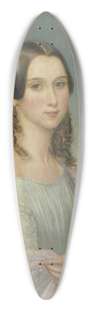 Nils Jakob Olsson Blommr - Princess Eugnie 39.3 inch art pintail longboard deck