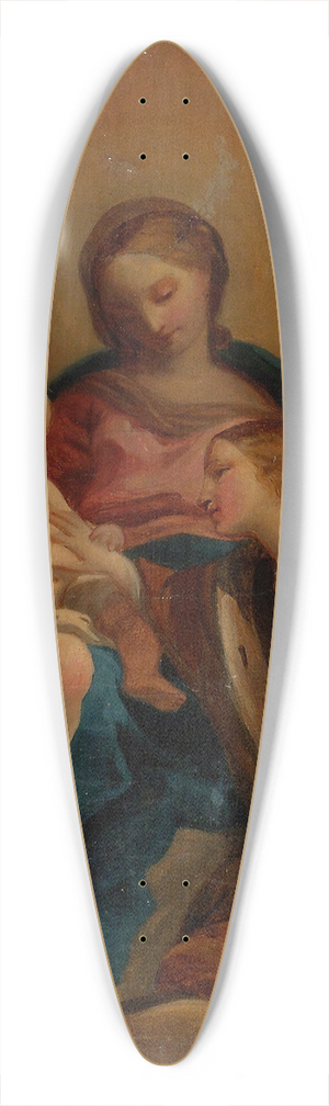 Nils Jakob Olsson Blommr - The Mystical Marriage Of Saint Catherine 39.3 inch art pintail longboard deck