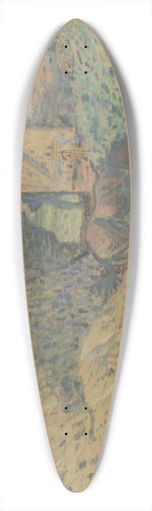 Nils Kreuger - At the Hayloft 39.3 inch art pintail longboard deck