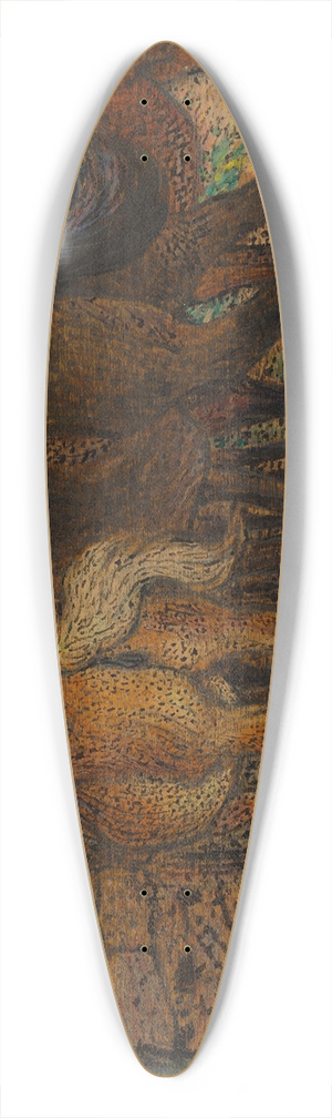 Nils Kreuger - By the Wall 39.3 inch art pintail longboard deck