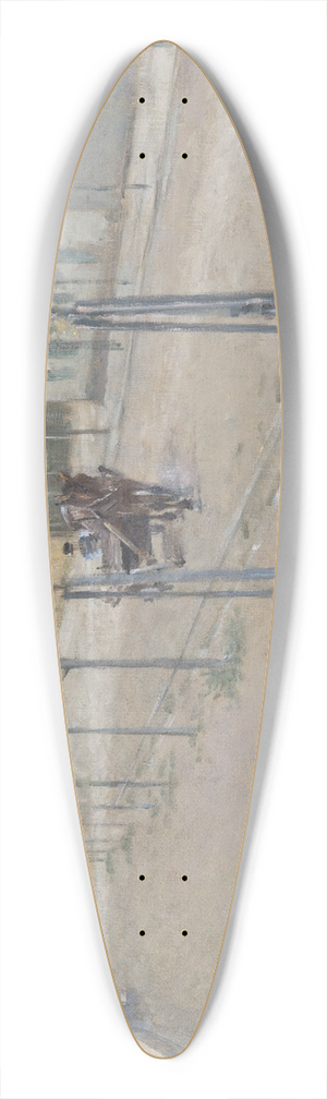 Nils Kreuger - Evening in Varberg 39.3 inch art pintail longboard deck