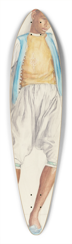 Nils von Dardel - Ung dandy 39.3 inch art pintail longboard deck