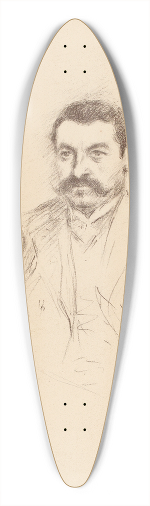 Nol Dorville - Aristide Briand 39.3 inch art pintail longboard deck