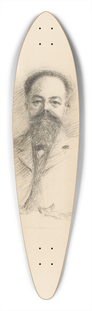 Nol Dorville - Paul Doumer 39.3 inch art pintail longboard deck