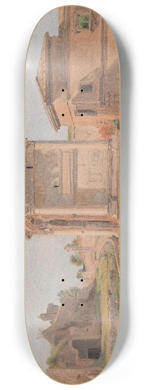 Constantin Hansen - The Arch of Titus in Rome 8.25 inch art skate deck Constantin Hansen - The Arch of Titus in Rome 8.25 inch art skate deck