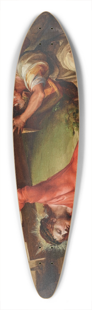Nosadella (Giovanni Francesco Bezzi) - Christ Carrying the Cross 39.3 inch art pintail longboard deck Nosadella (Giovanni Francesco Bezzi) - Christ Carrying the Cross 39.3 inch art pintail longboard deck