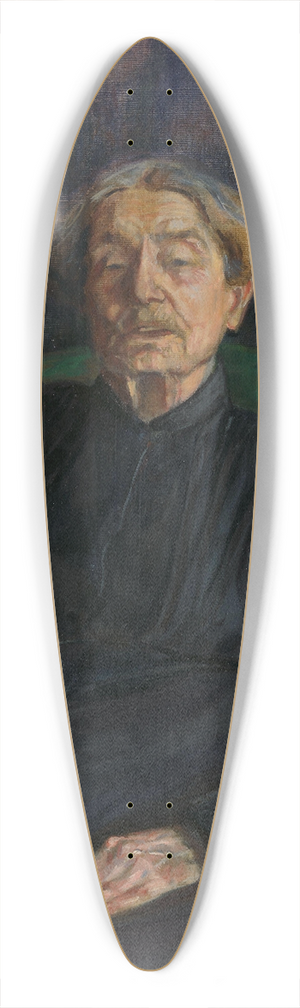 Oda Krohg - Portrait of the Artist Aasta Hansteen 39.3 inch art pintail longboard deck