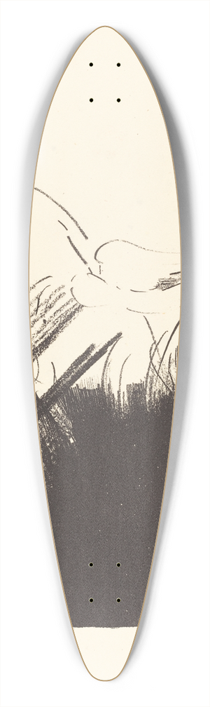 Odilon Redon - Cheval aile (Winged Horse) 39.3 inch art pintail longboard deck