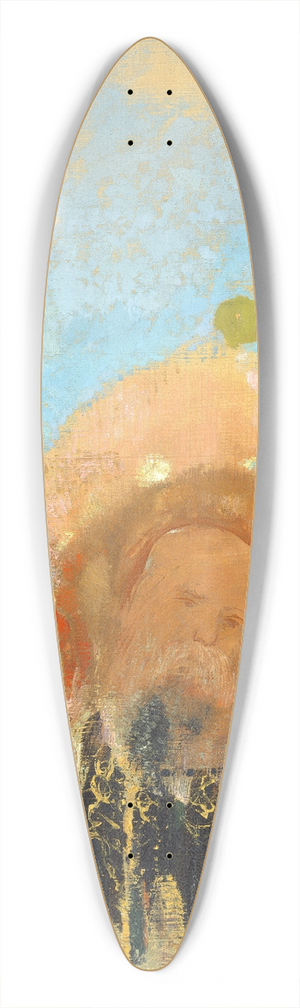 Odilon Redon - Evocation of Roussel 39.3 inch art pintail longboard deck