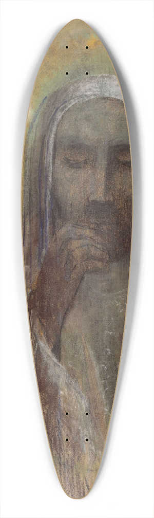 Odilon Redon - Le Christ du silence 39.3 inch art pintail longboard deck