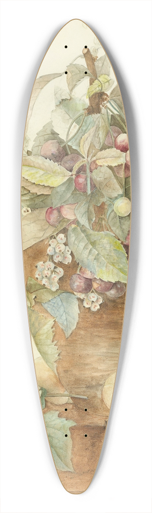Odilon Redon - Nature morte 39.3 inch art pintail longboard deck