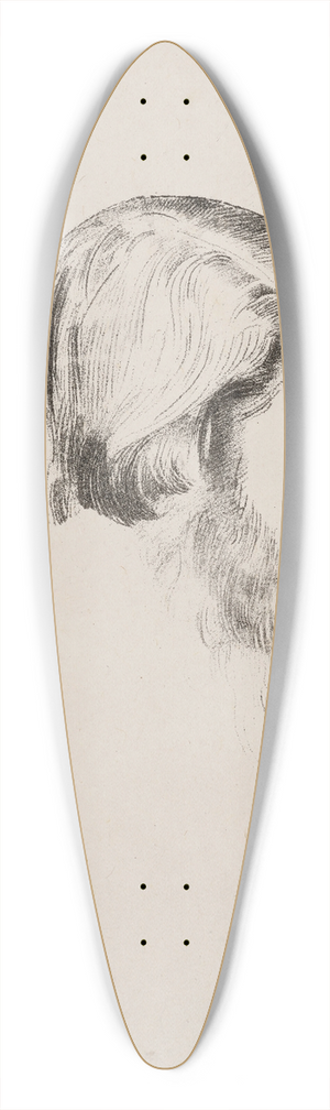 Odilon Redon - Portrait de Paul Srusier 39.3 inch art pintail longboard deck