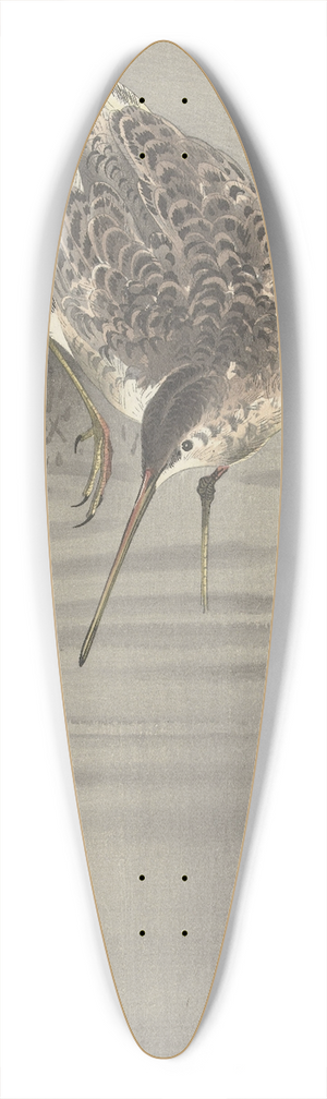 Ohara Koson - Snip in water 39.3 inch art pintail longboard deck