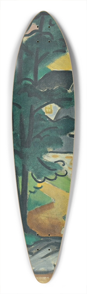 Oldrich Kerhart - Washerwomen 39.3 inch art pintail longboard deck