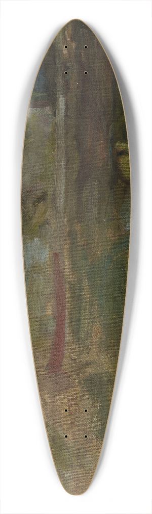 Olga Boznanska - Landscape Motif 39.3 inch art pintail longboard deck Olga Boznanska - Landscape Motif 39.3 inch art pintail longboard deck