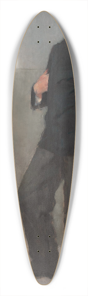 Olga Boznanska - Portrait of a boy in middle school uniform 39.3 inch art pintail longboard deck