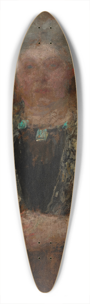 Olga Boznanska - Portrait of a Woman 39.3 inch art pintail longboard deck
