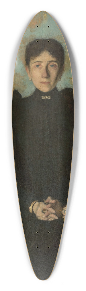 Olga Boznanska - Portrait of a woman 39.3 inch art pintail longboard deck Olga Boznanska - Portrait of a woman 39.3 inch art pintail longboard deck
