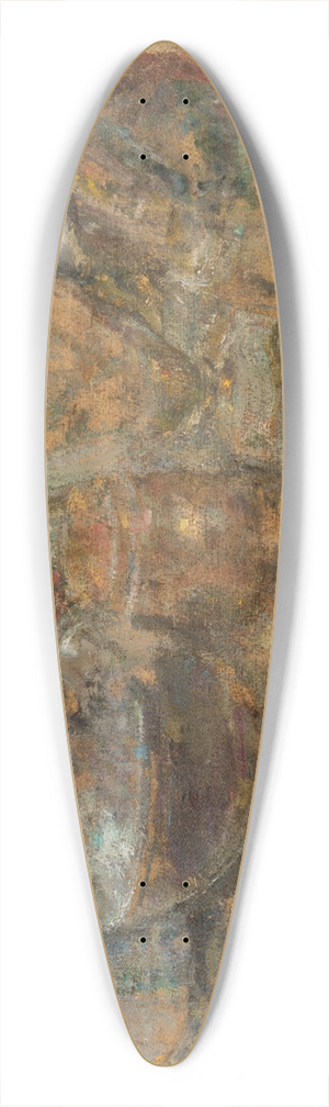 Olga Boznanska - Still Life 39.3 inch art pintail longboard deck Olga Boznanska - Still Life 39.3 inch art pintail longboard deck