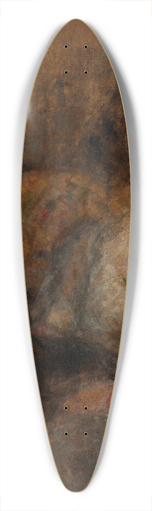 Olga Boznanska - Study of a Female Figure 39.3 inch art pintail longboard deck