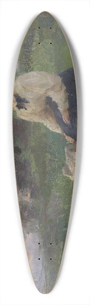Olga Wisinger-Florian - In Gedanken 39.3 inch art pintail longboard deck