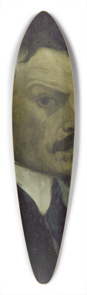 Olof Sager-Nelson - Self-portrait 39.3 inch art pintail longboard deck