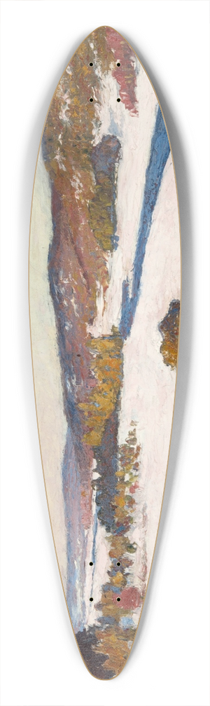 Olof Sager-Nelson - Winter Landscape 39.3 inch art pintail longboard deck