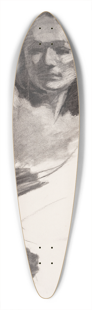 Oluf Hartmann - Kvindelig model 39.3 inch art pintail longboard deck Oluf Hartmann - Kvindelig model 39.3 inch art pintail longboard deck