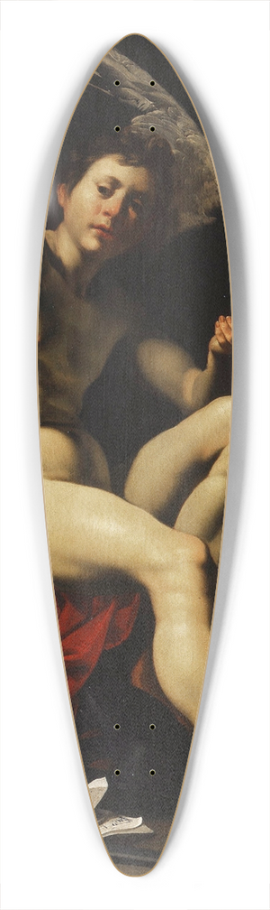 Orazio Riminaldi - Amor Vincit Omnia 39.3 inch art pintail longboard deck Orazio Riminaldi - Amor Vincit Omnia 39.3 inch art pintail longboard deck