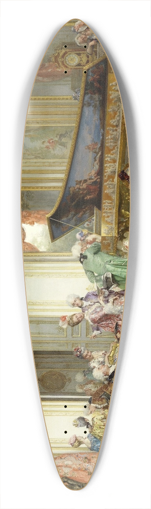 Oreste Cortazzo - A musical soire 39.3 inch art pintail longboard deck
