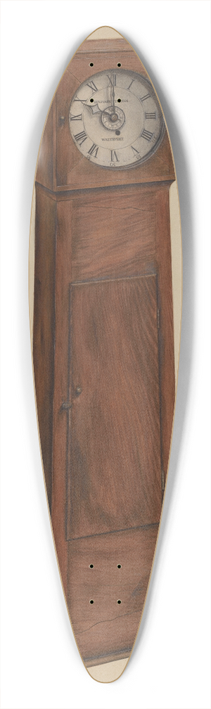 Orville Cline - Shaker Grandmother Clock 39.3 inch art pintail longboard deck