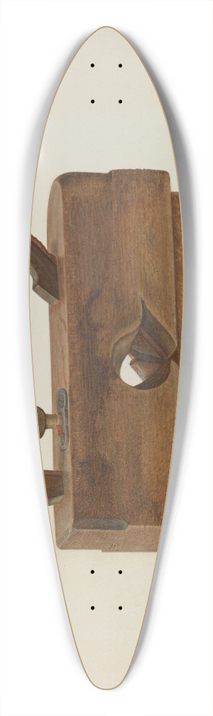 Oscar Bluhme - Plane 39.3 inch art pintail longboard deck