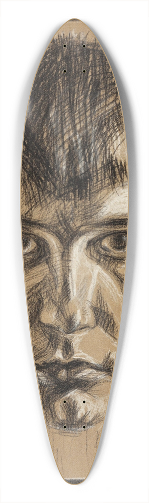 Oskar Kallis - Autoportree 39.3 inch art pintail longboard deck