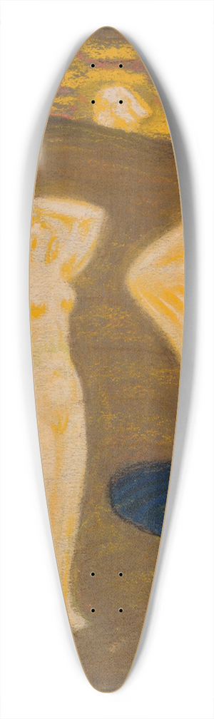 Oskar Kallis - Pikese suudlus 39.3 inch art pintail longboard deck
