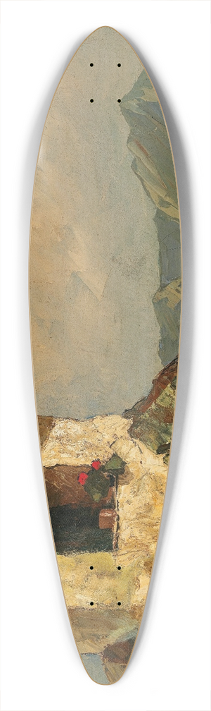 Oskar Mulley - Bildstock 39.3 inch art pintail longboard deck