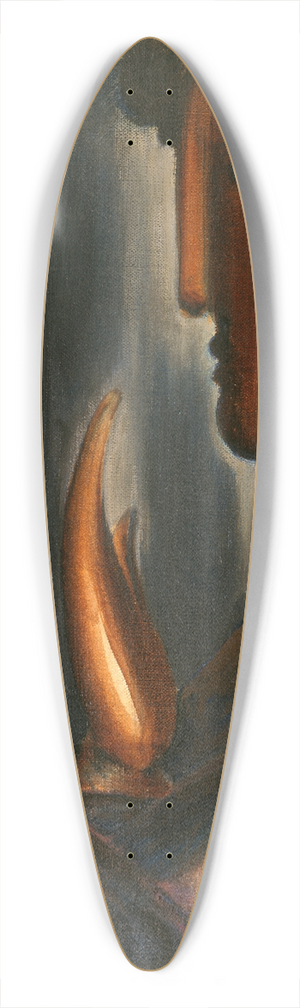 Oskar Schlemmer - Before the Mirror 39.3 inch art pintail longboard deck