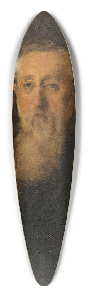 Ottilie Wilhelmine Roederstein - Portrait of Reinhard Roederstein (father of the painter) 39.3 inch art pintail longboard deck