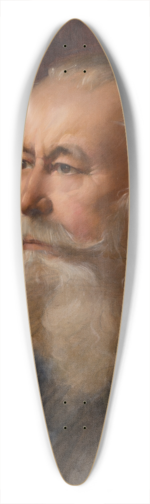Ottilie Wilhelmine Roederstein - Portrait of the Concert Singer and Conductor Prof. Julius Stockhausen 39.3 inch art pintail longboard deck