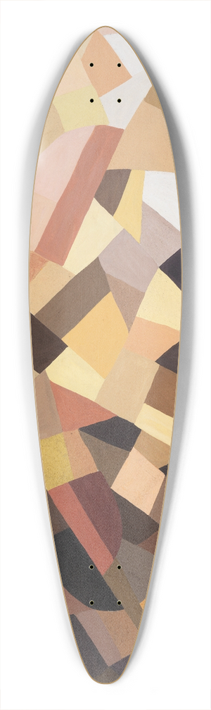 Otto Freundlich - Komposition 39.3 inch art pintail longboard deck