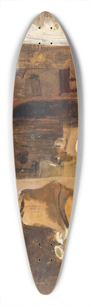Otto Friedrich - Vorratslager 39.3 inch art pintail longboard deck