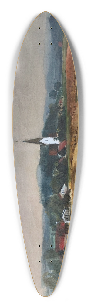 Otto Geigenberger - Odelsham bei Wasserburg am Inn 39.3 inch art pintail longboard deck