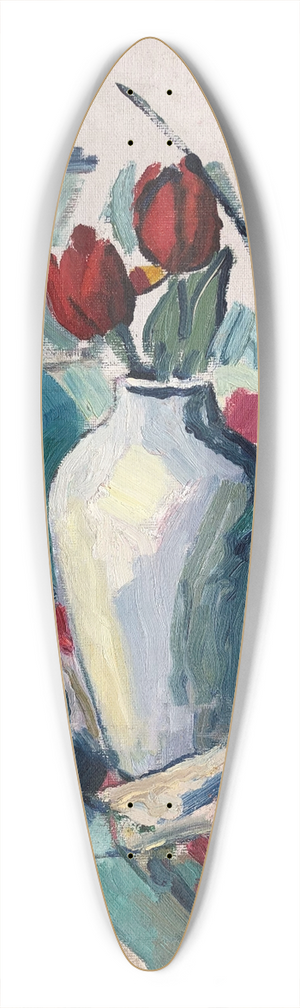 Otto Geigenberger - Tischstillleben mit Tulpen 39.3 inch art pintail longboard deck