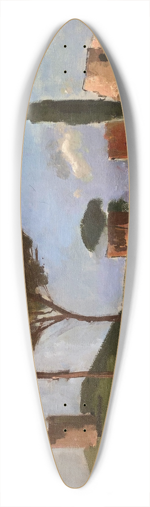 Otto Geigenberger - Via Appia 39.3 inch art pintail longboard deck
