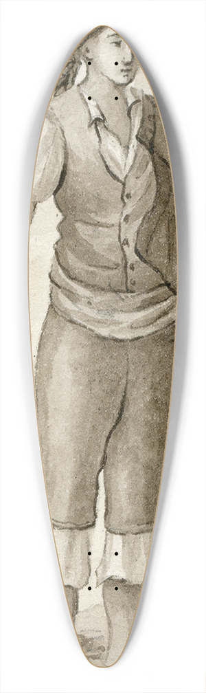 Otto Howen - Klederdrachten uit Castilla 39.3 inch art pintail longboard deck Otto Howen - Klederdrachten uit Castilla 39.3 inch art pintail longboard deck